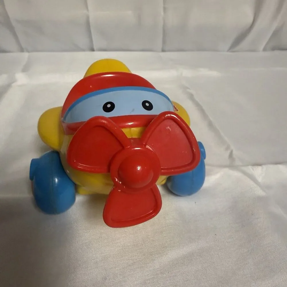 Vintage Fisher Price Roll A Rounds Airplane Sensory Roller Plane Toy Replacement